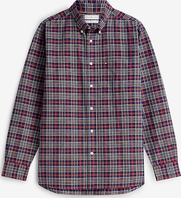 TOMMY HILFIGER Button Up Shirt in Blue: front