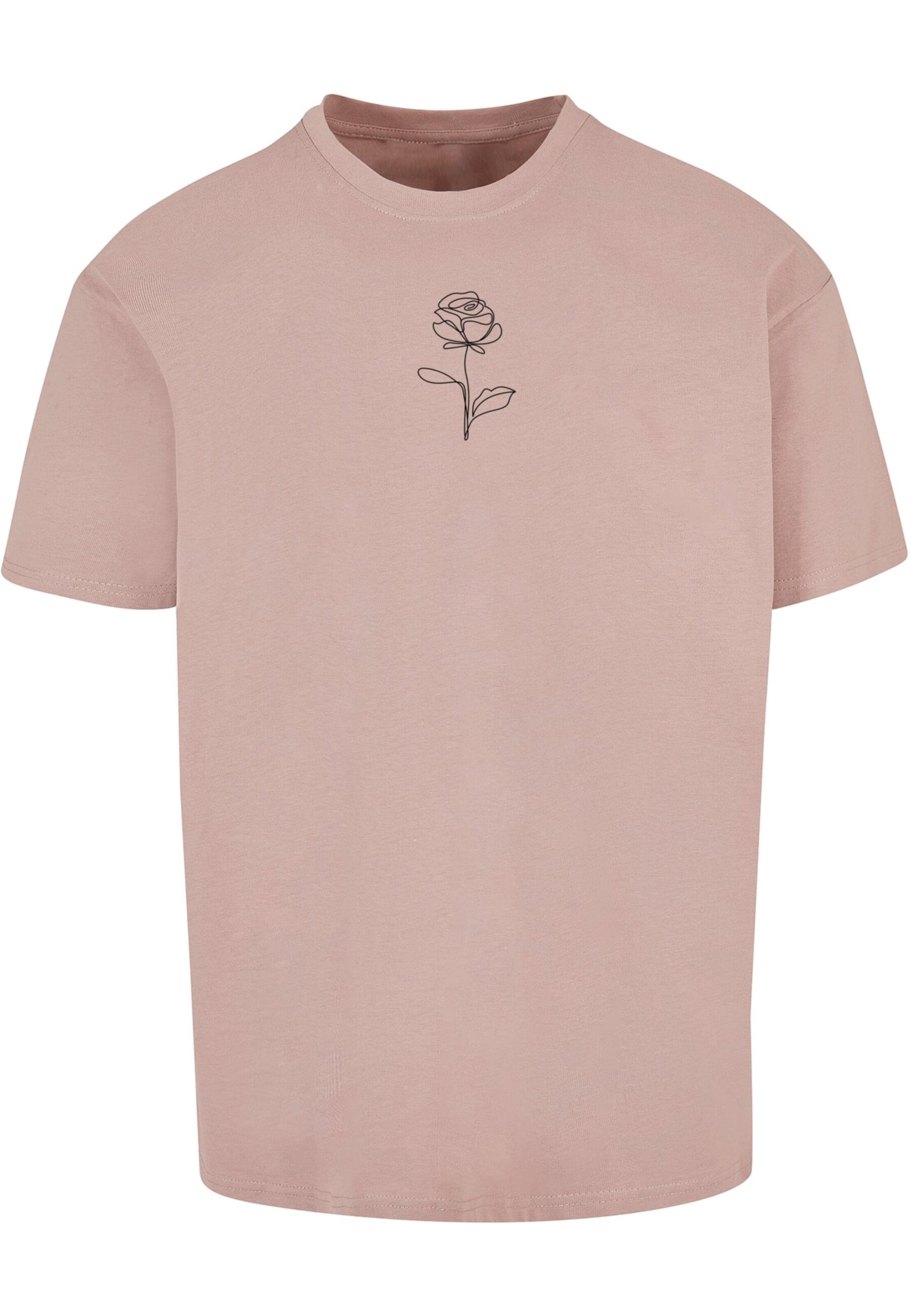 Merchcode Shirt 'Rose' in Roze: voorkant