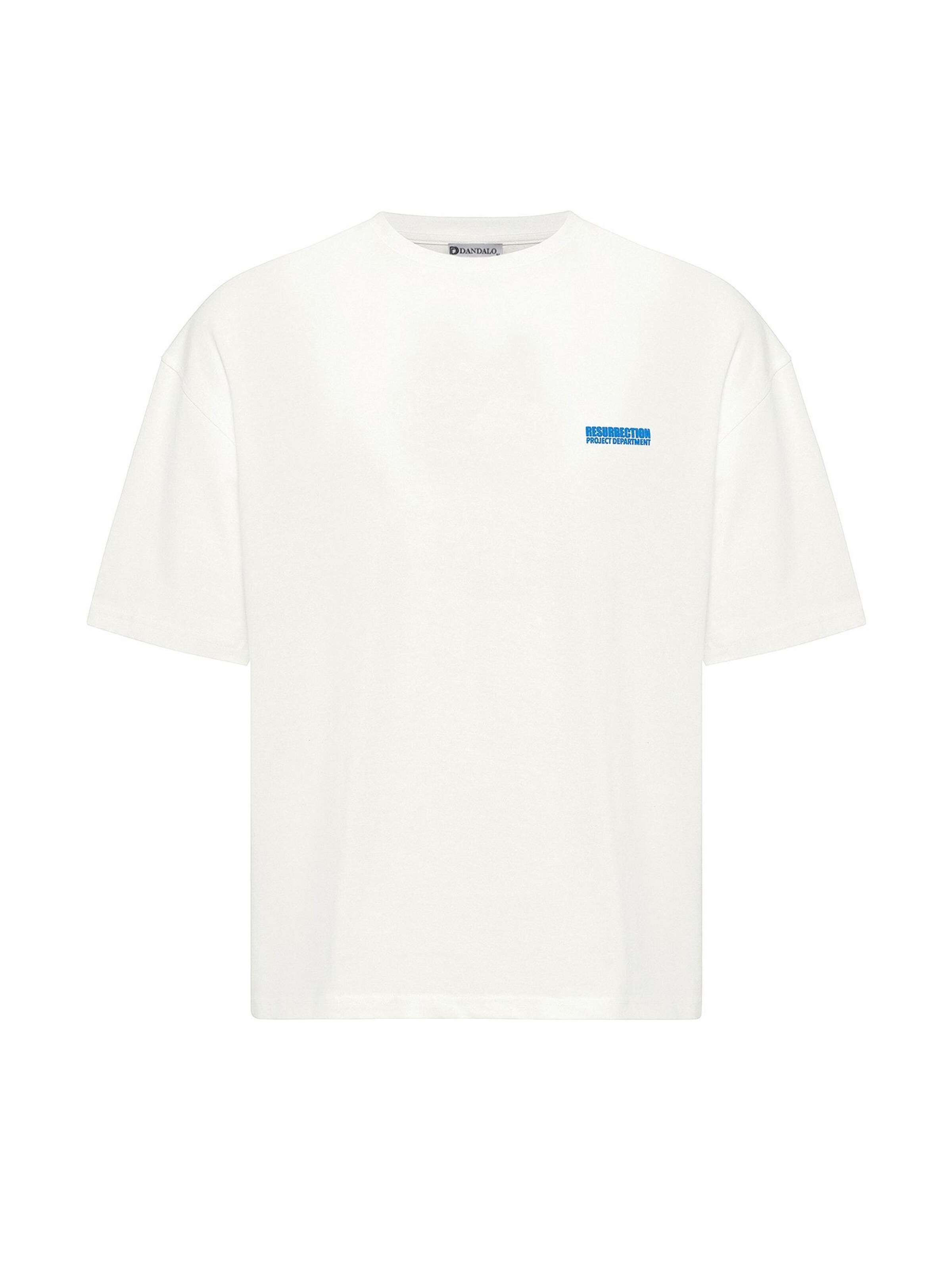 T-Shirt Dandalo en blanc : devant