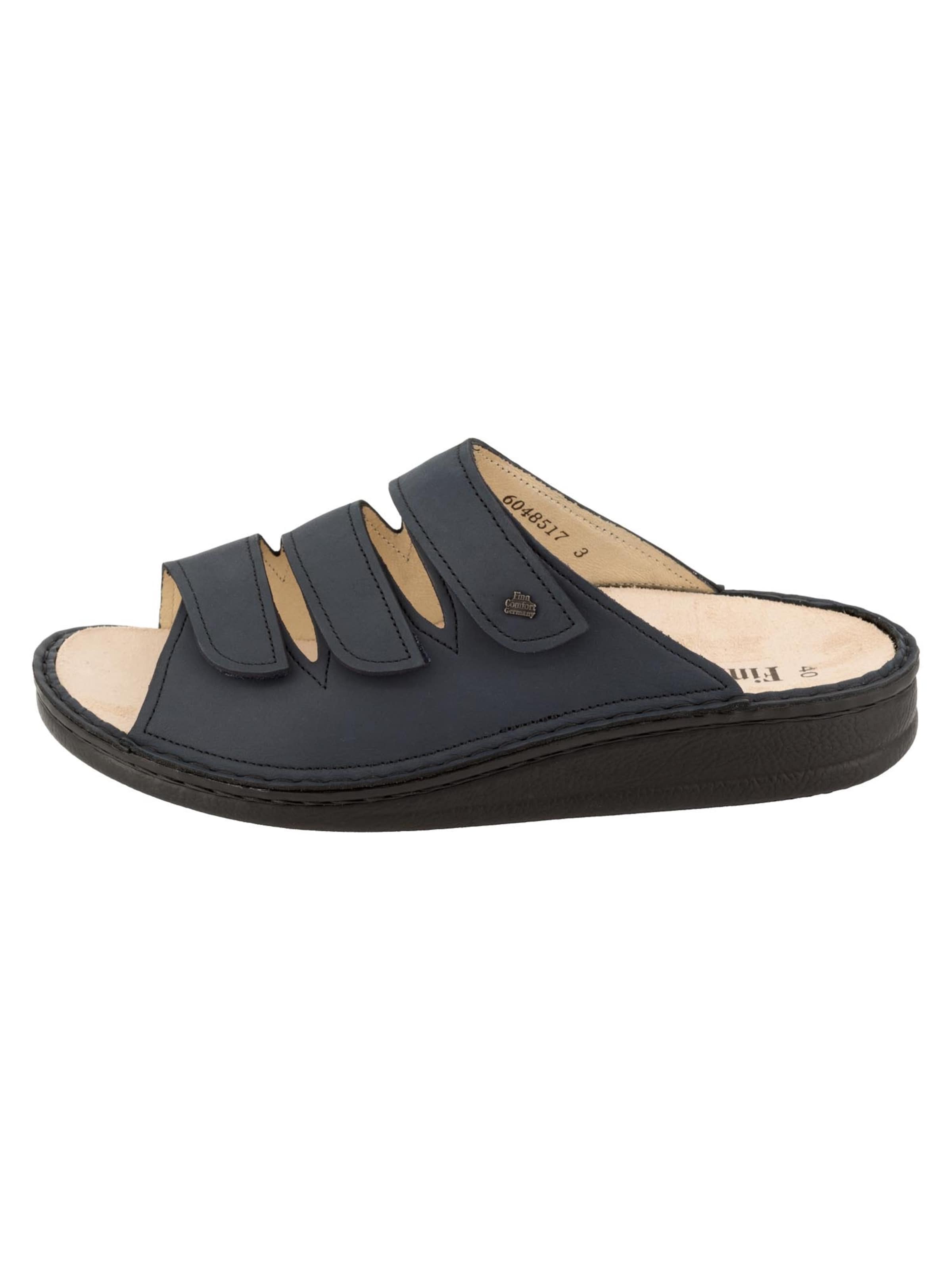 Finn Comfort Muiltjes 'Korfu' in Blauw: voorkant