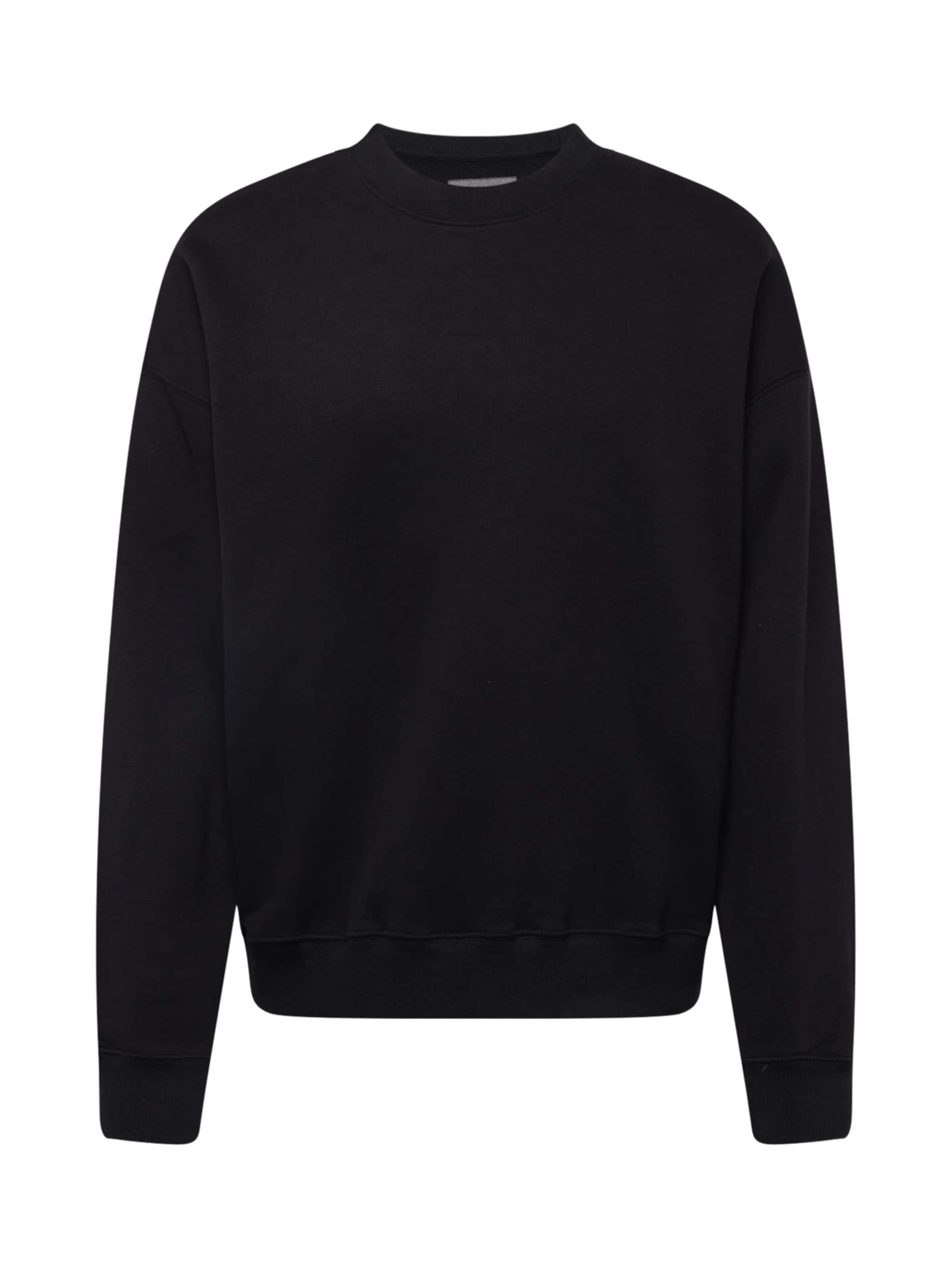 Regular Pantaloni 'ESSENTIAL' de la Abercrombie & Fitch pe negru: față