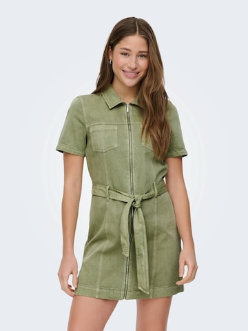 ONLYKošulja haljina - zelena boja: prednji dio