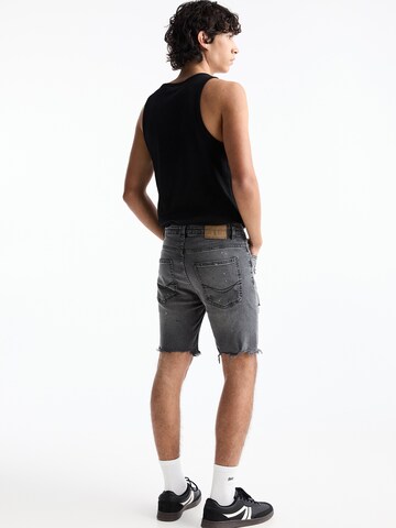 Pull&Bear Slimfit Kavbojke | črna barva
