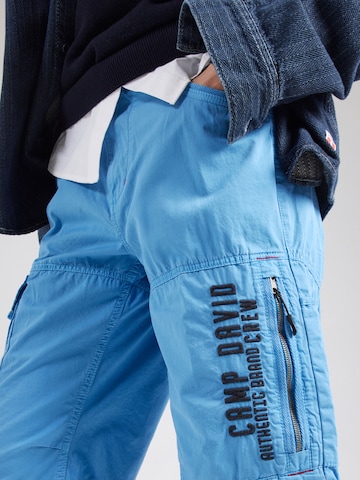 CAMP DAVID - regular Pantalón cargo en azul