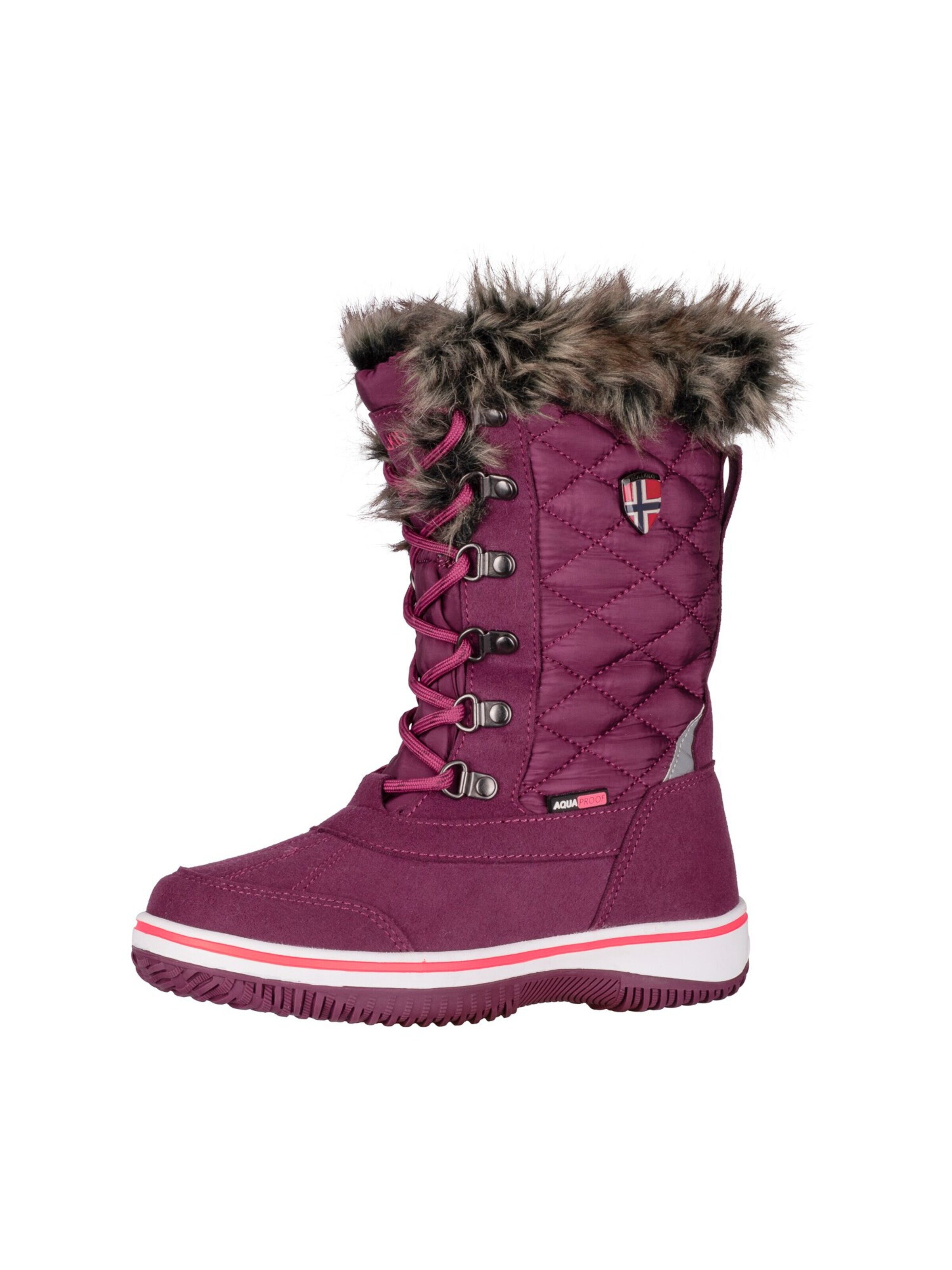 TROLLKIDS Snow Boots in Red