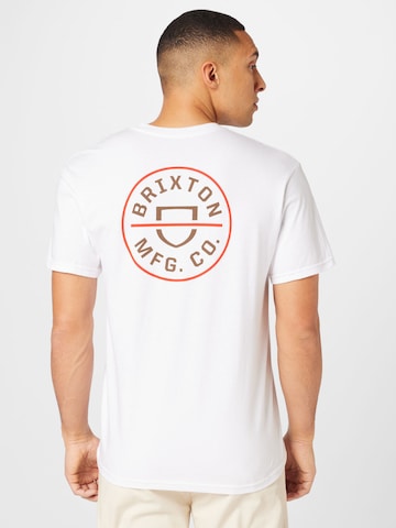 Brixton T-Shirt 'CREST' in Weiß