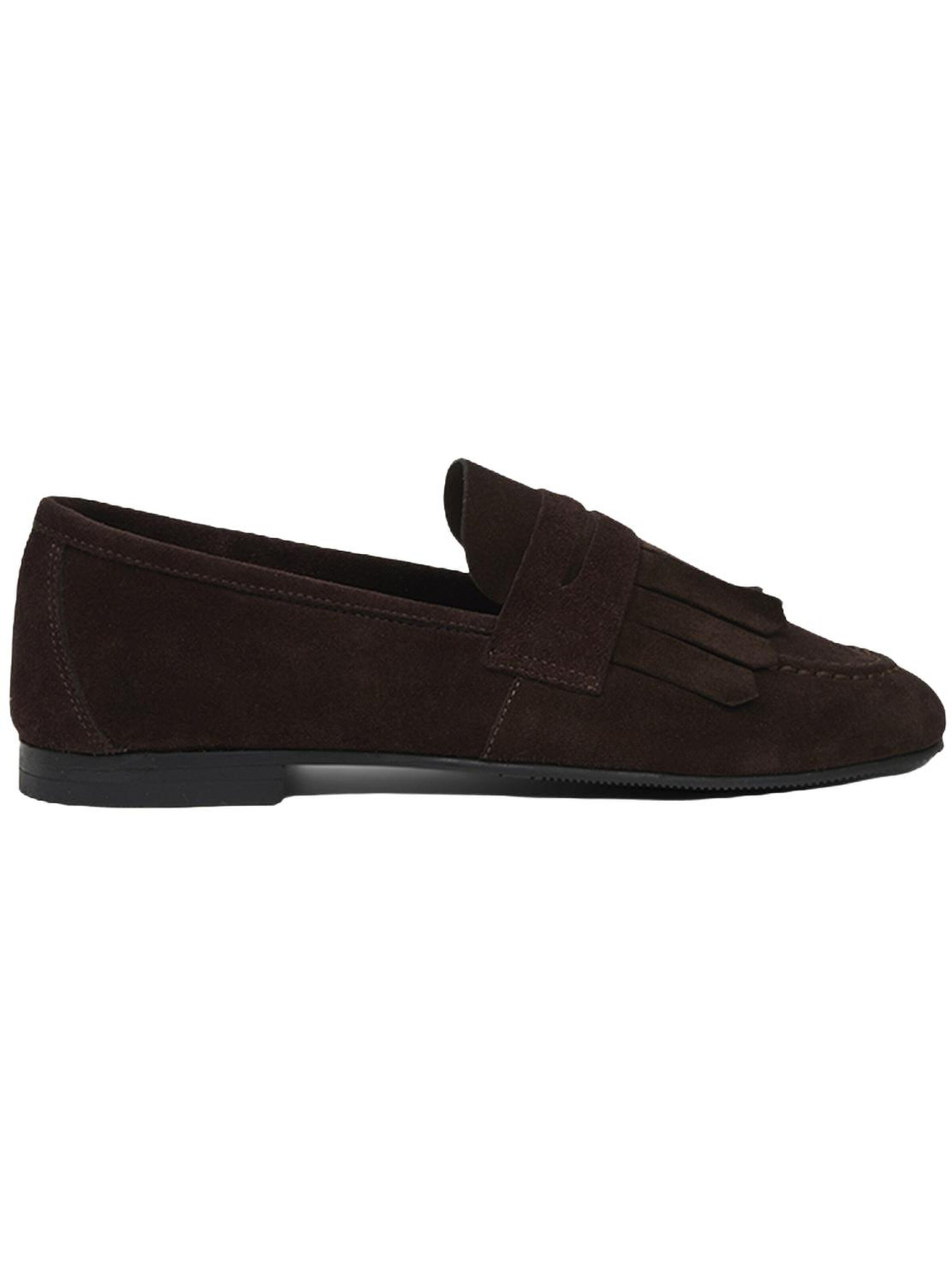 Desa Moccasins in Brown: front