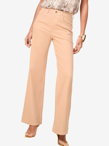 Lipsy Wide leg Jeans in Roze: voorkant