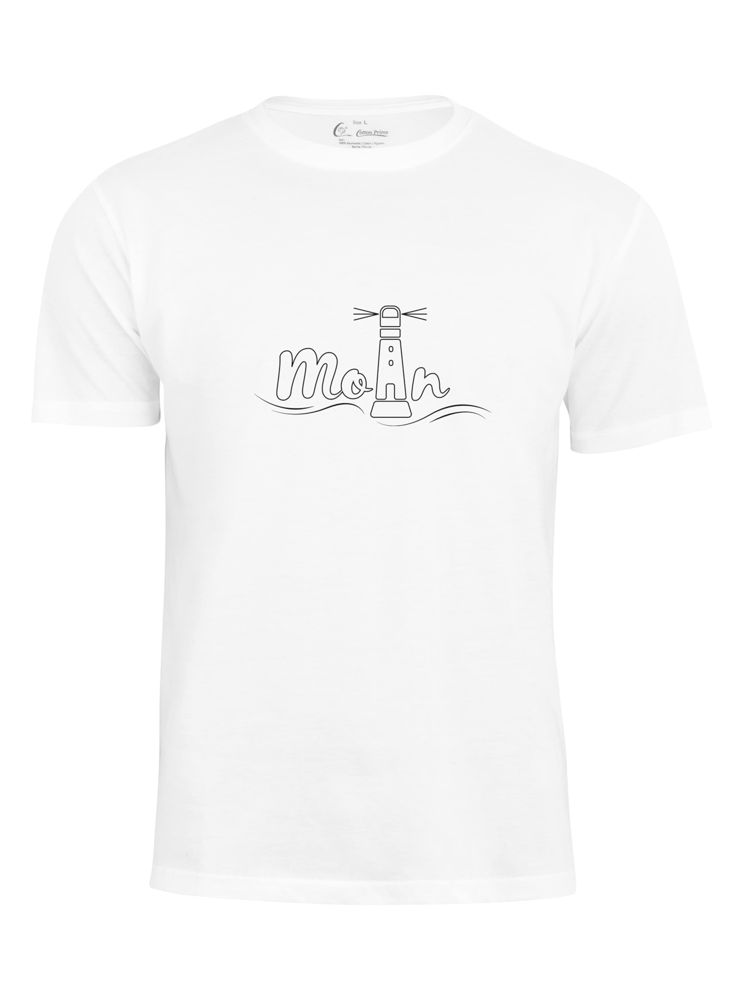 Cotton Prime Shirt 'Moin' in Wit: voorkant