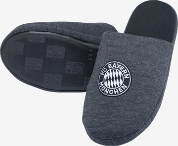 FC BAYERN MÜNCHEN Slippers in Grey: front