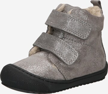 NATURINO Boots in Silver: front