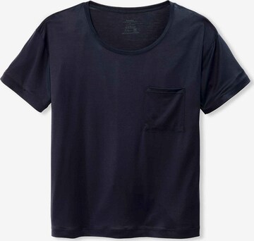 CALIDA Rundhals T-Shirt in Blau: predná strana