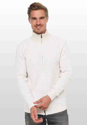 Rusty Neal Knit cardigan in Beige: front