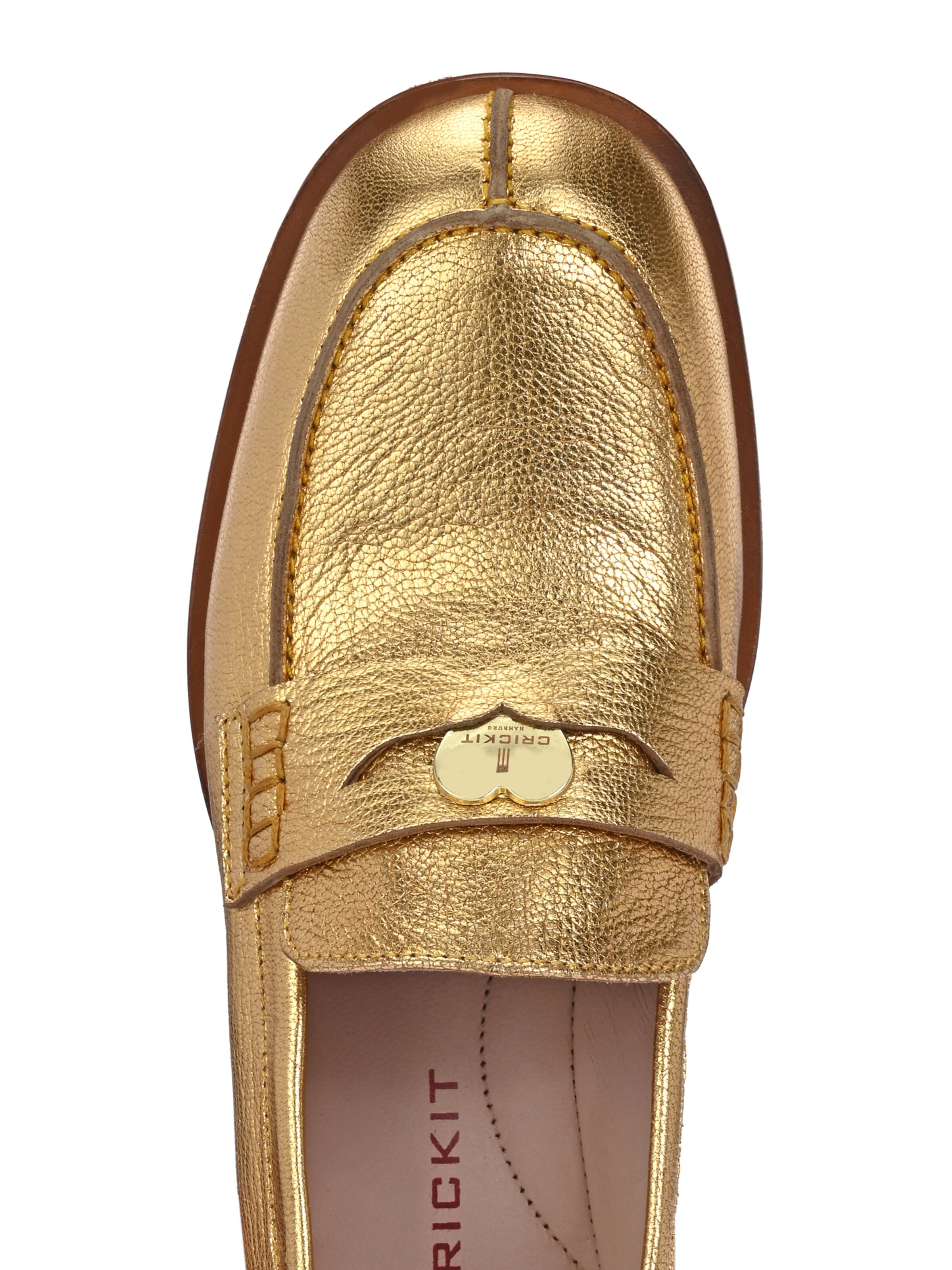 Crickit Classic Flats 'ORLANDO' in Gold