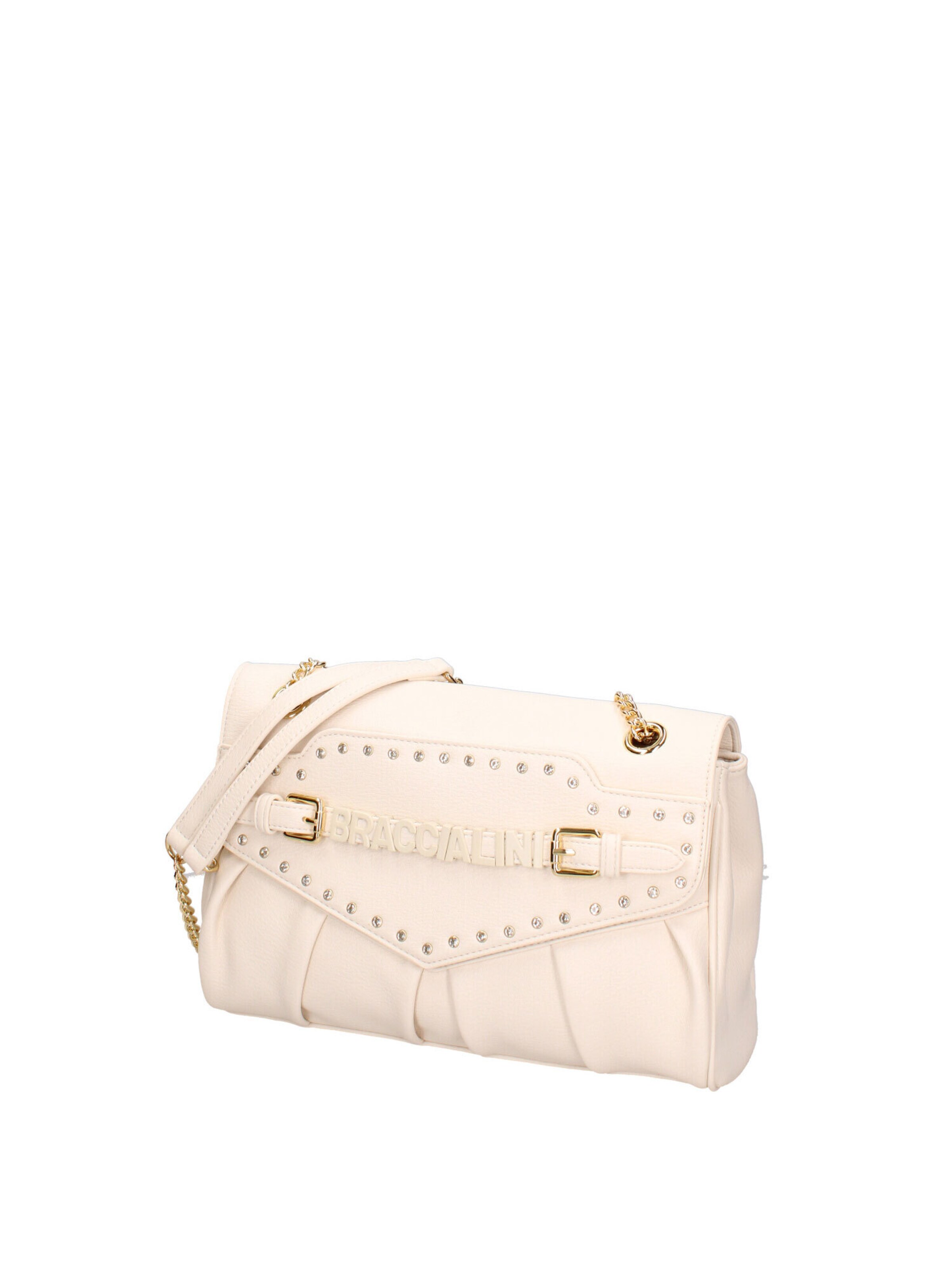 Borsa a spalla di Braccialini in beige: frontale