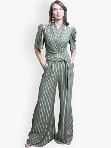 HotSquash Jumpsuit in Groen: voorkant