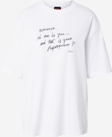 Tricou 'C_Eboys_3' de la BOSS pe alb: față