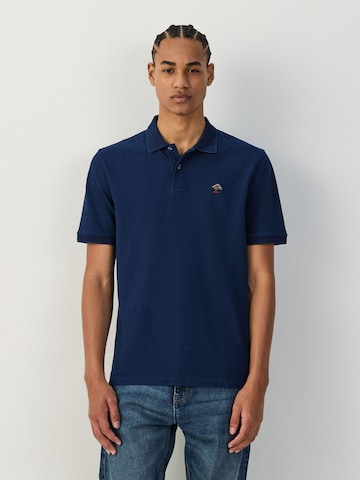 T-Shirt Next en bleu : devant
