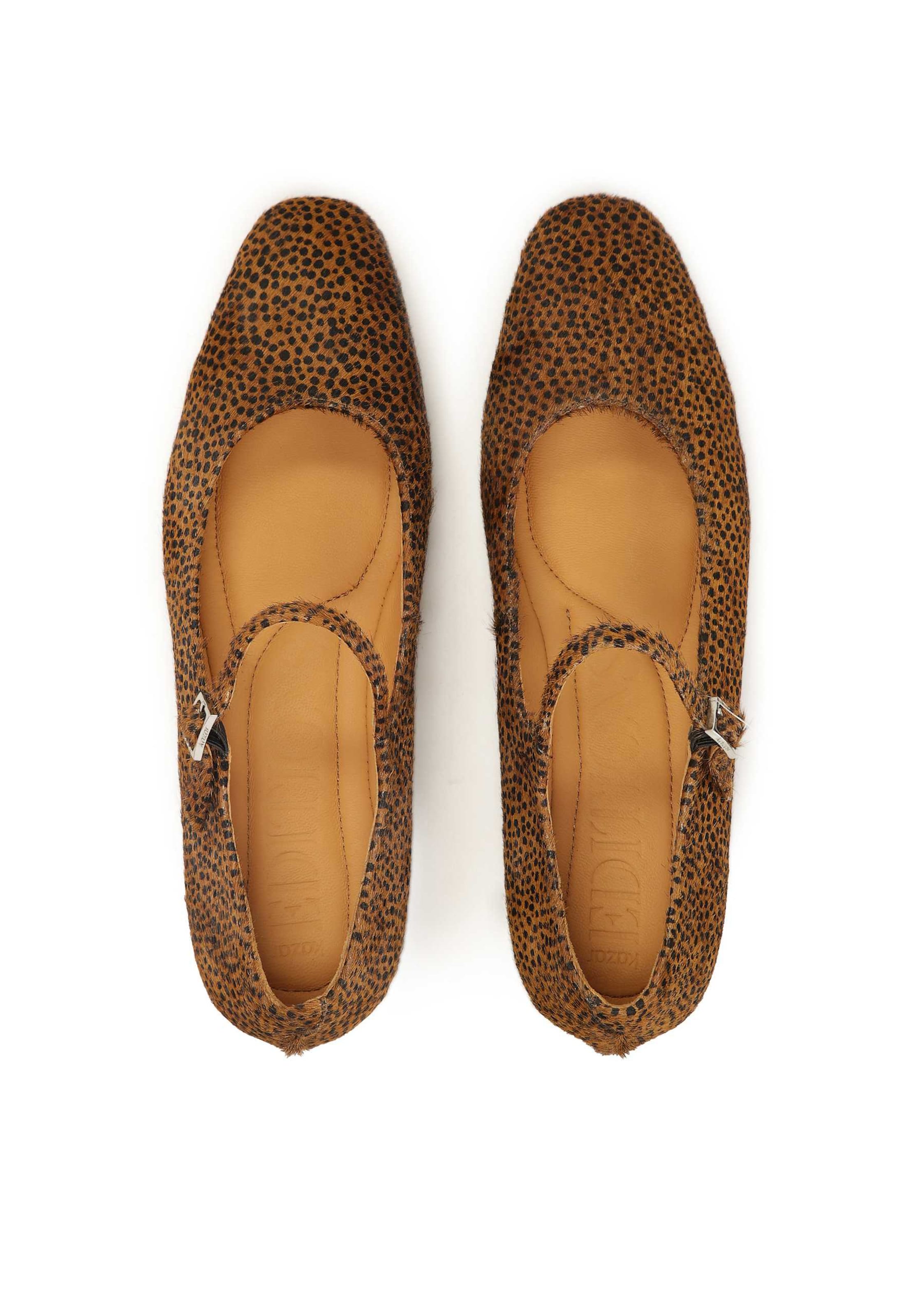 Kazar Riemchenballerina in Braun