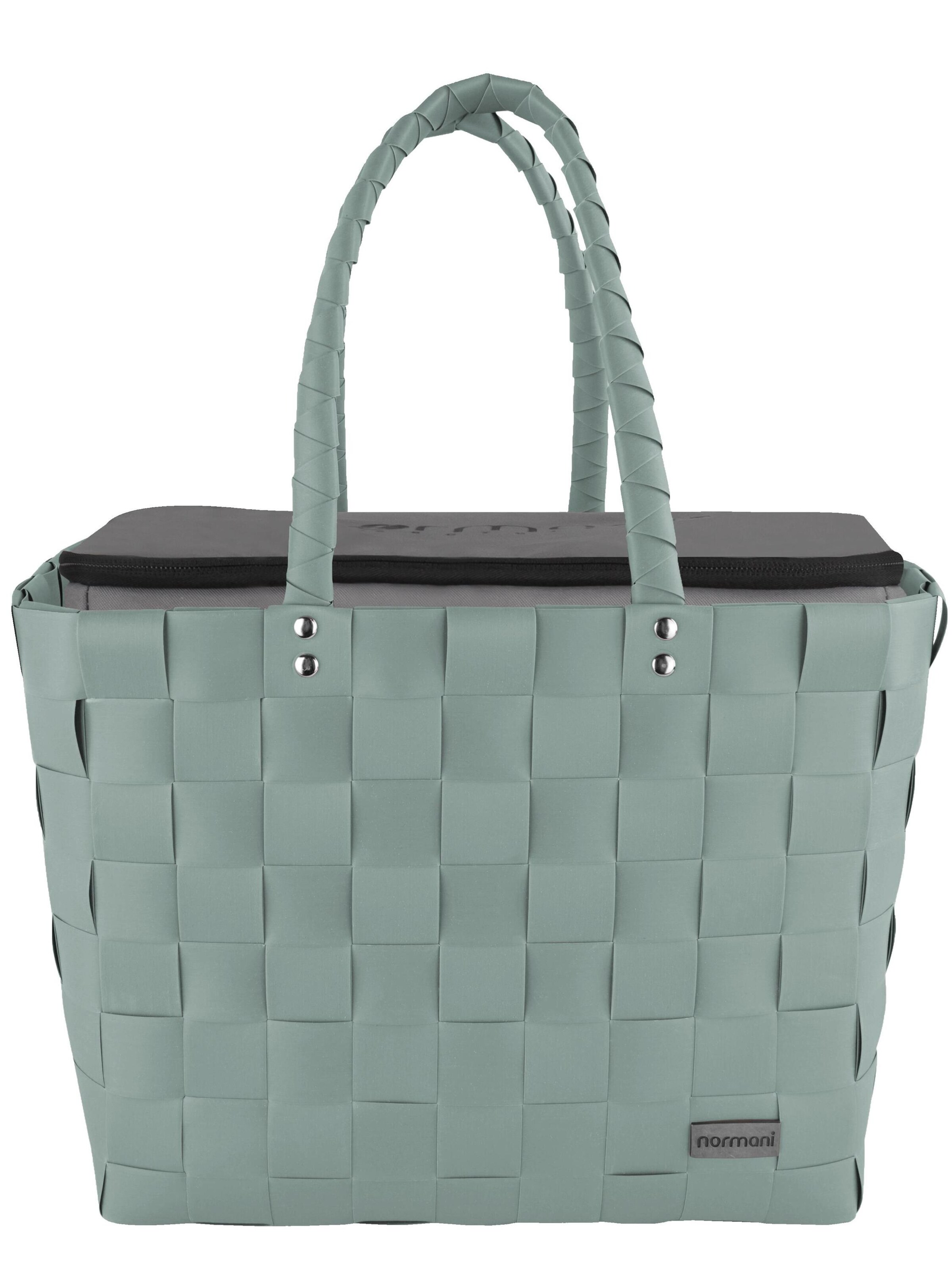 normani Shopper in Green: front