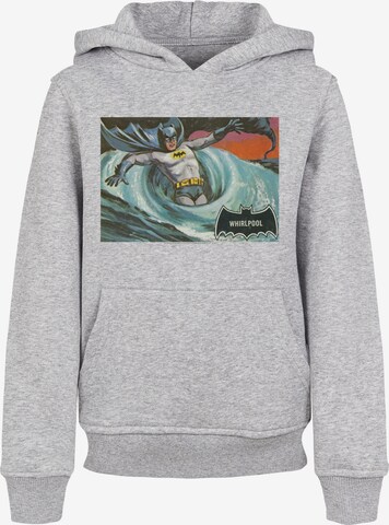 F4NT4STIC Sweatshirt 'DC Comis Superhelden Batman TV Serie Whirlpool' in Grijs: voorkant