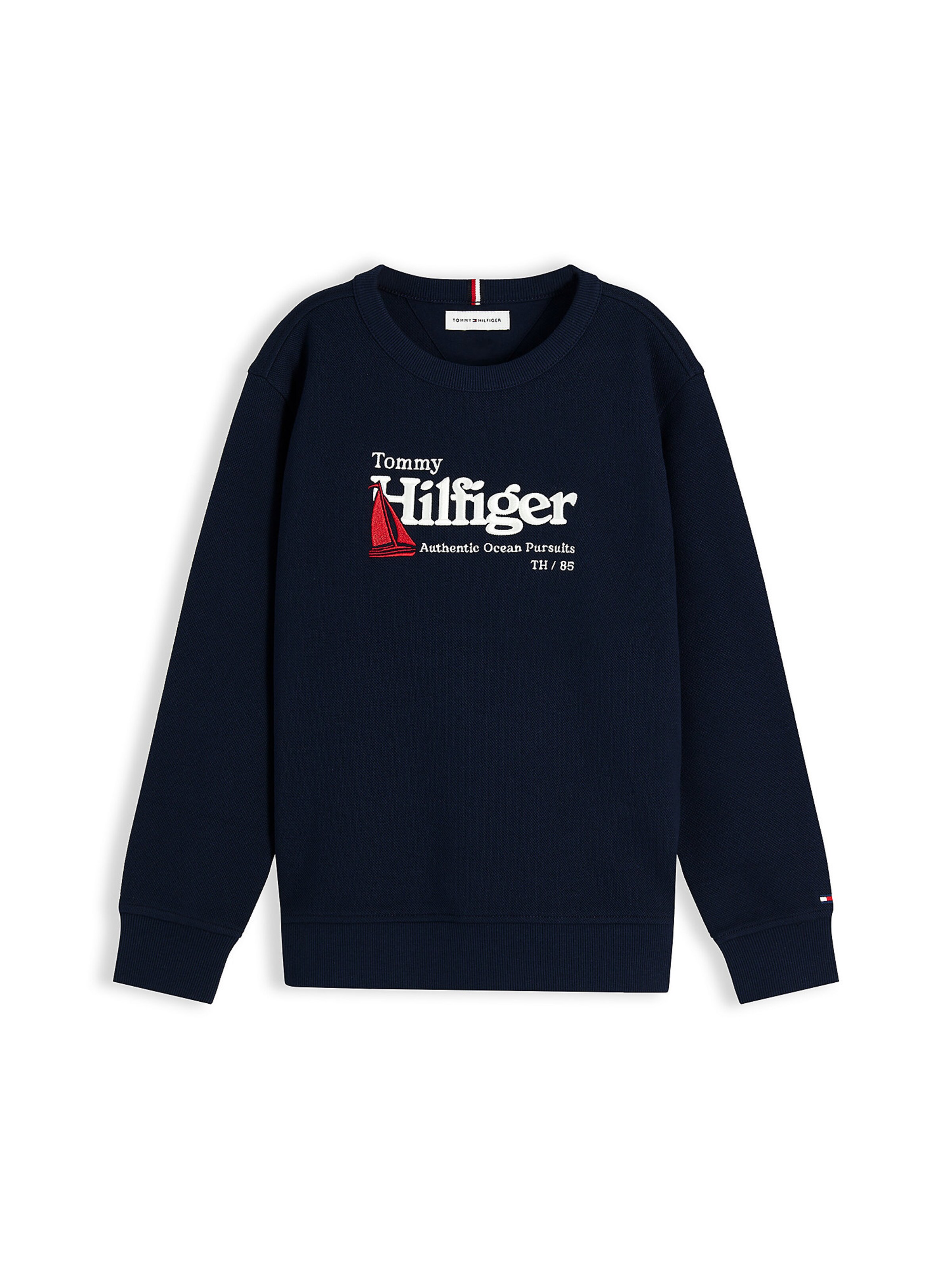 Sweat TOMMY HILFIGER en bleu : devant