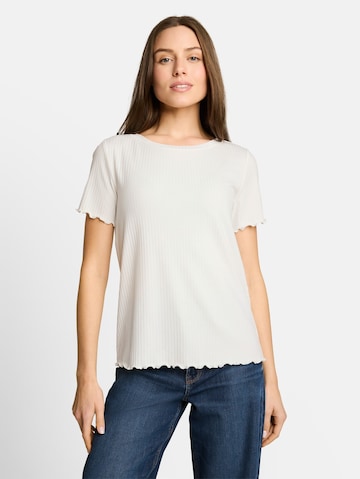 TOM TAILOR T-Shirt in Weiß: Vorderseite