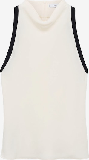 MANGO Pusero 'DULCE' värissä vaaleabeige / musta, Tuotenäkymä