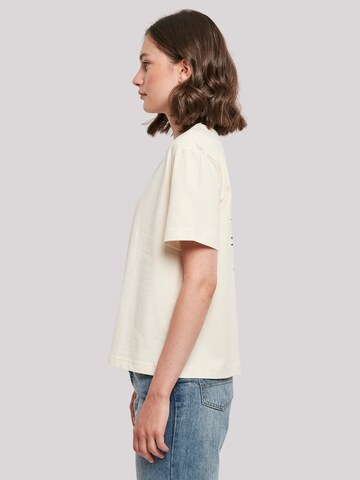 T-shirt 'Escape Discover the World Town Train Station' F4NT4STIC en beige
