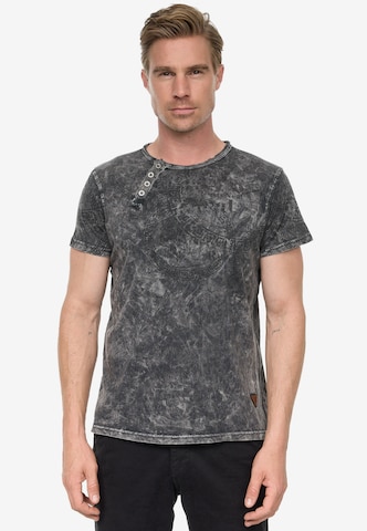 Rusty Neal T-Shirt in Grau: predná strana
