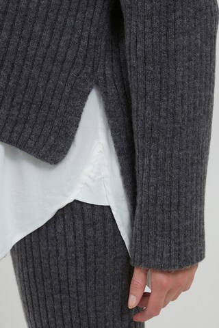 b.young Strickpullover "NASIKA" in Grau