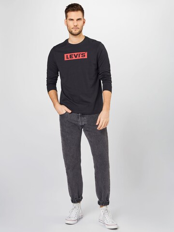 LEVI'S ® Shirt 'Relaxed Long Sleeve Graphic Tee' in Black