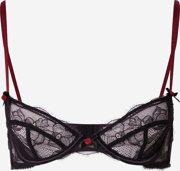 Triangolo Reggiseno 'SENTIMENTALE' di ETAM in nero: frontale