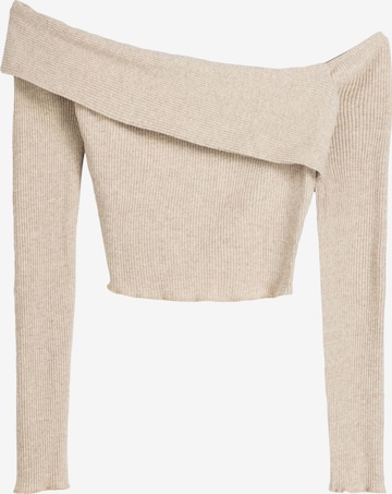 Bershka Trui in Beige: voorkant