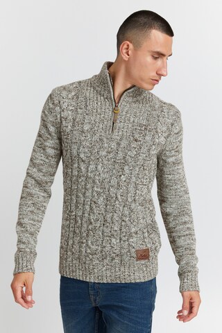Pull-over 'Pankraz' !Solid en vert : devant