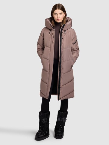 khujo Mantel 'Jange' in Braun