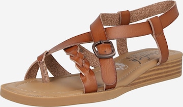 Blowfish Malibu Teenslipper 'APRIL' in Bruin: voorkant