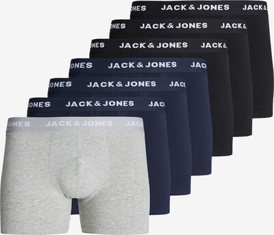 JACK & JONES Boxershorts 'Anthony' in graumeliert / schwarz / weiß, Produktansicht