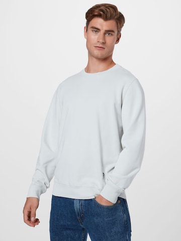 Sweat-shirt DIESEL en blanc : devant