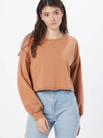 ABOUT YOU Sweatshirt 'Liam' in Orange: front