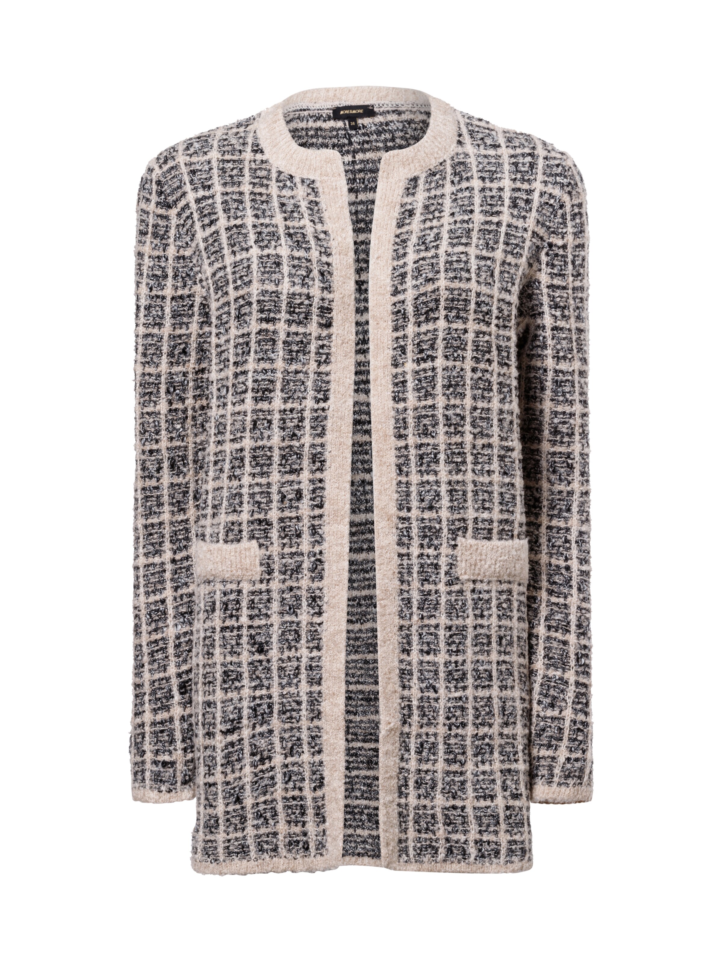 Cardigan MORE & MORE en mélange de couleurs : devant