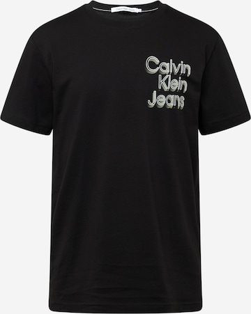 Calvin Klein Jeans Koszulka w kolorze czarny: przód