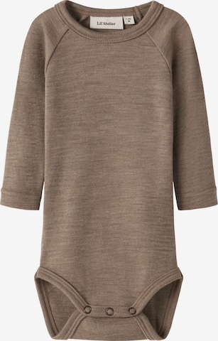 Lil'Atelier - Pijama entero/body en marrón: frente