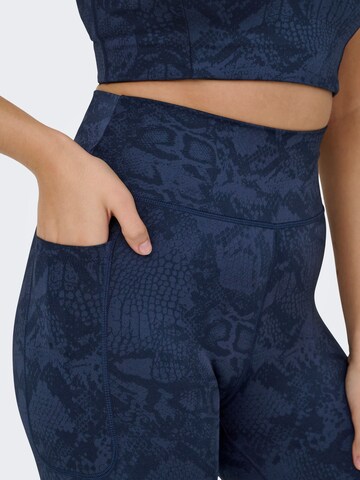 ONLY PLAY Skinny Sporthose 'ONPJam-2-Fire' in Blau