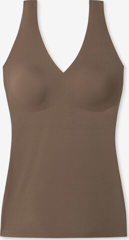 SCHIESSER Onderhemd 'Invisible Soft' in Bruin: voorkant