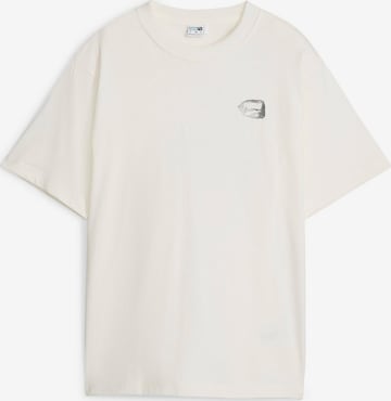 PUMA Тениска 'DOWNTOWN' в бяло: отпред