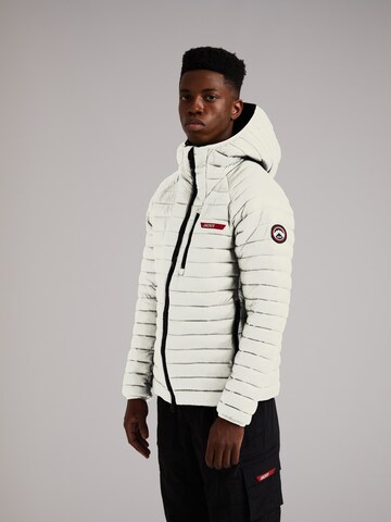 Veste outdoor ' SATEL1TE Kapuzen-Daunenjacke 2.0 ' JACK1T en blanc