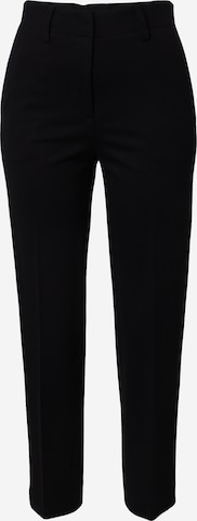 GERRY WEBER Slim fit Pleated Pants in Black: front