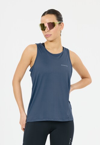 ENDURANCE Top 'Yonan V2' in Blau: Vorderseite