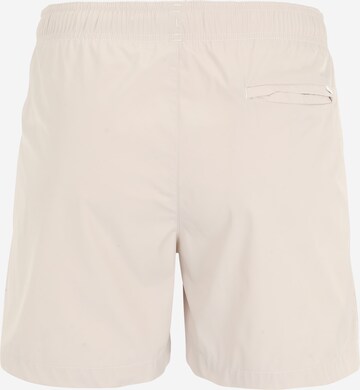 Calvin Klein Swimwear Board Shorts 'META ESSENTIALS' in Beige